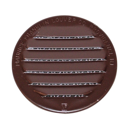 Maurice Franklin Lou Maurice Franklin Louver 2.5 in. W X 2.5 in. L Gloss Brown Aluminum Mini Louver RLB-100 2.5